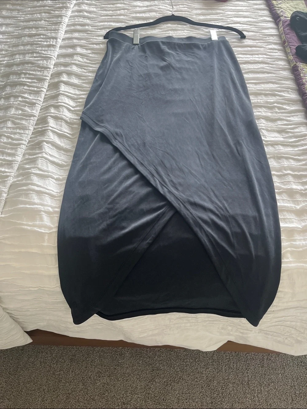 lululemon athletica Navy Wrap-Front Maxi Skirt